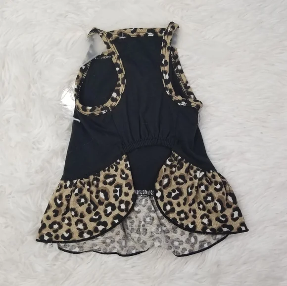 Coco Lane Couture Cheetah Printed Doggy Dress, XS - Picture 2 of 2